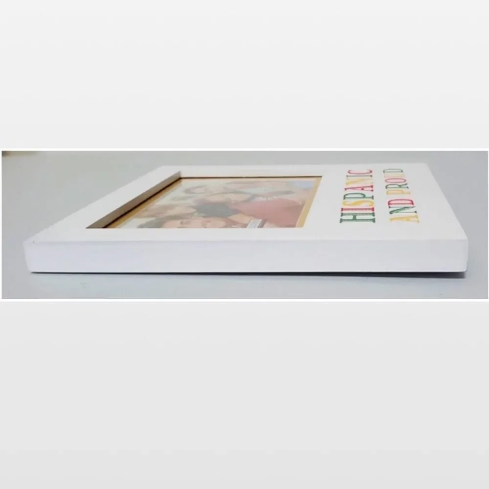 New Madlen International Picture Frame Womens Latina White 4X6 NWT